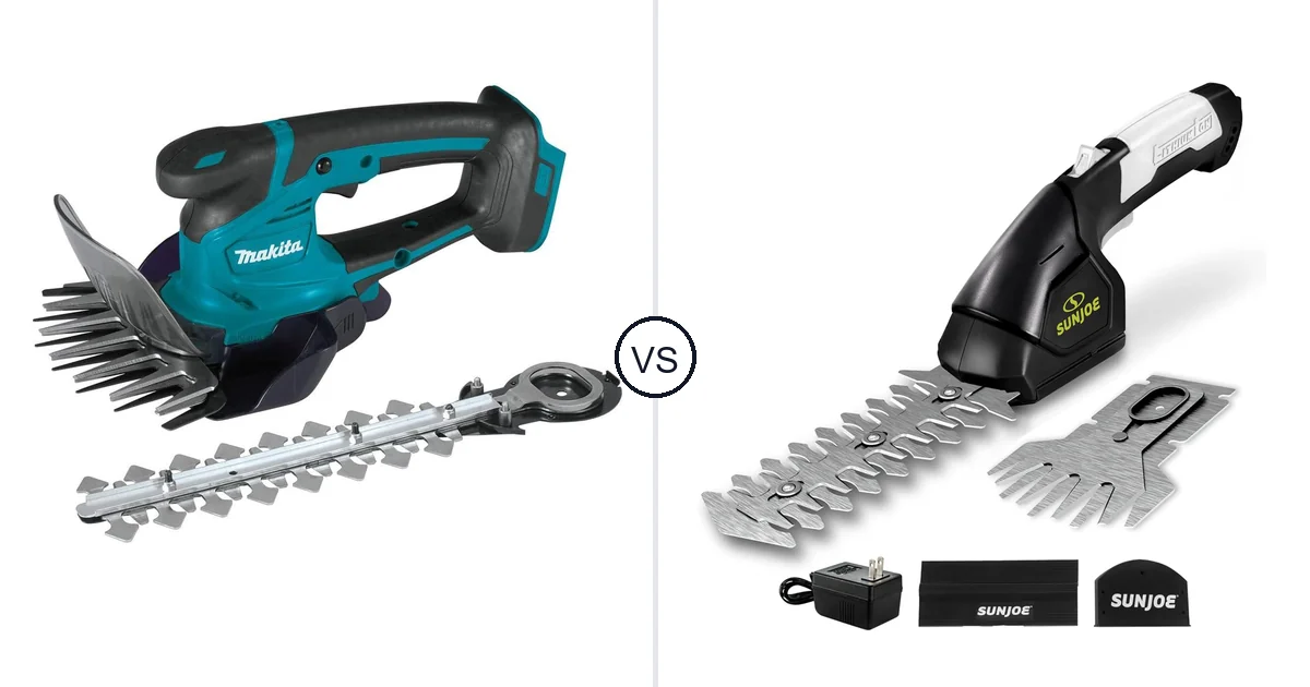 Makita XMU04ZX vs Sun Joe HJ604C: Grass Shear Comparison (Key