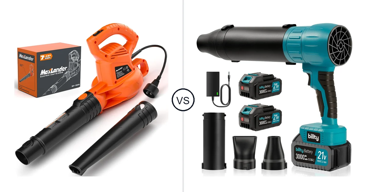 Comparison of MAXLANDER ML-ACLB01 and billty Cordless Leaf Blower