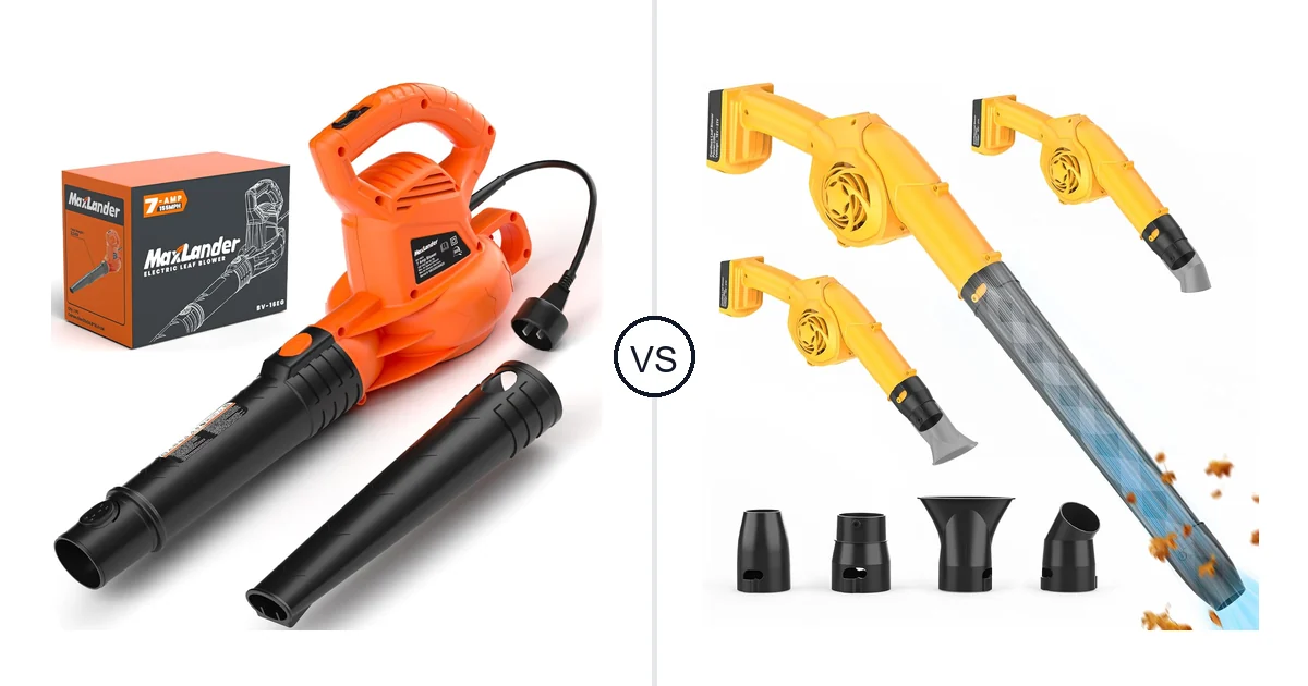 Comparison of MAXLANDER ML-ACLB01 and denqir Leaf Blower