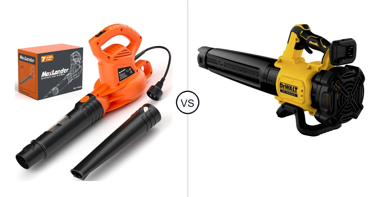 Comparison of MAXLANDER ML-ACLB01 and DEWALT DCBL722B