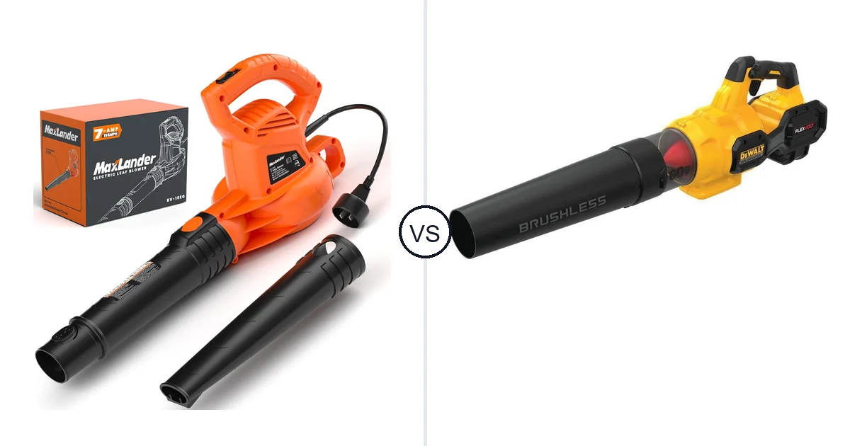 Comparison of MAXLANDER ML-ACLB01 and DEWALT Handheld