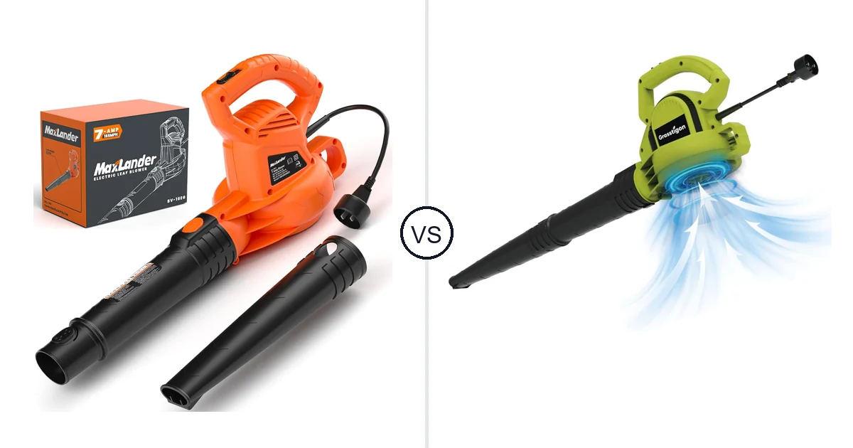 Comparison of MAXLANDER ML-ACLB01 and GRASSTIGON Grasstigon Leaf Blower