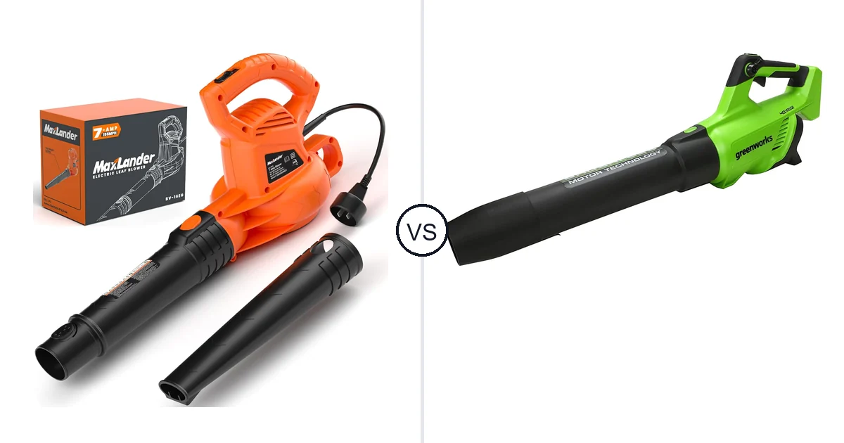 Comparison of MAXLANDER ML-ACLB01 and Greenworks 40V