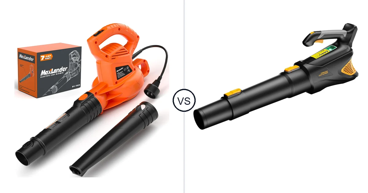 Comparison of MAXLANDER ML-ACLB01 and HEINPRO Cordless Leaf Blower 500CFM Compatible