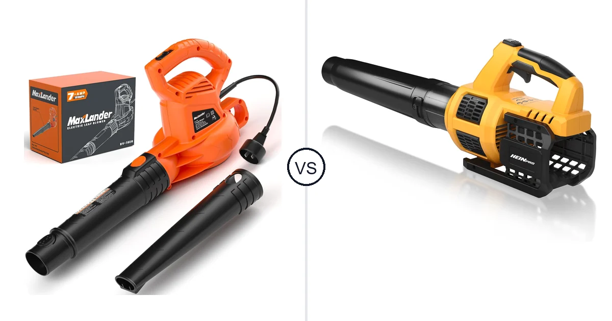 Comparison of MAXLANDER ML-ACLB01 and HEINPRO Cordless Leaf Blower Compatible