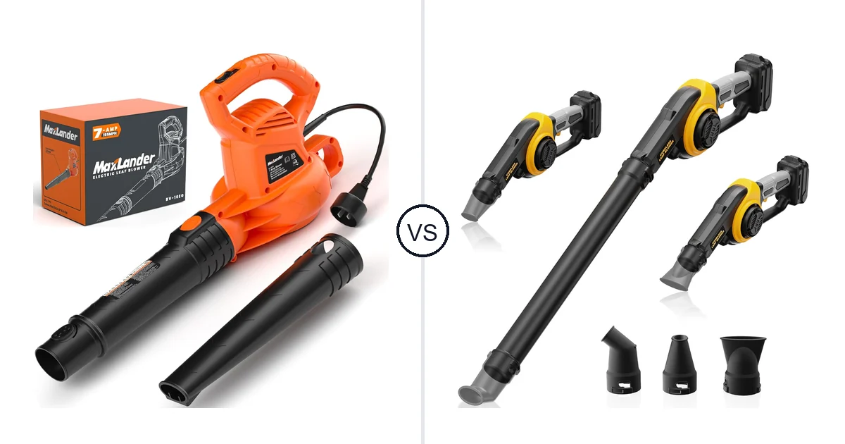 Comparison of MAXLANDER ML-ACLB01 and HEINPRO Cordless Leaf Blower Compatible