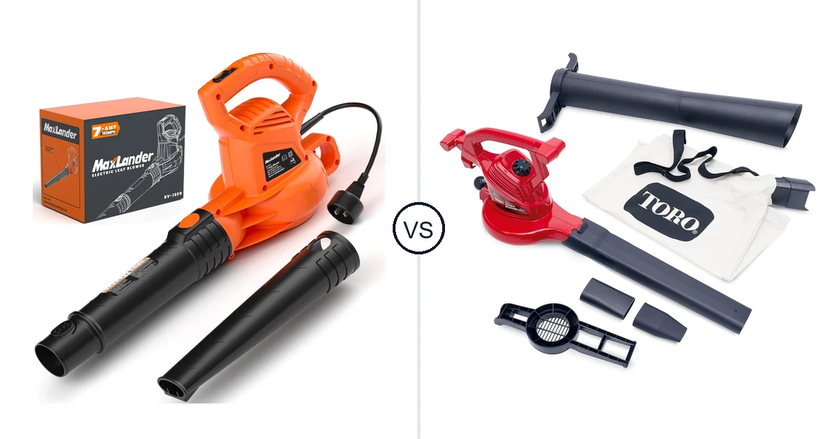 Comparison of MAXLANDER ML-ACLB01 and Toro 51619