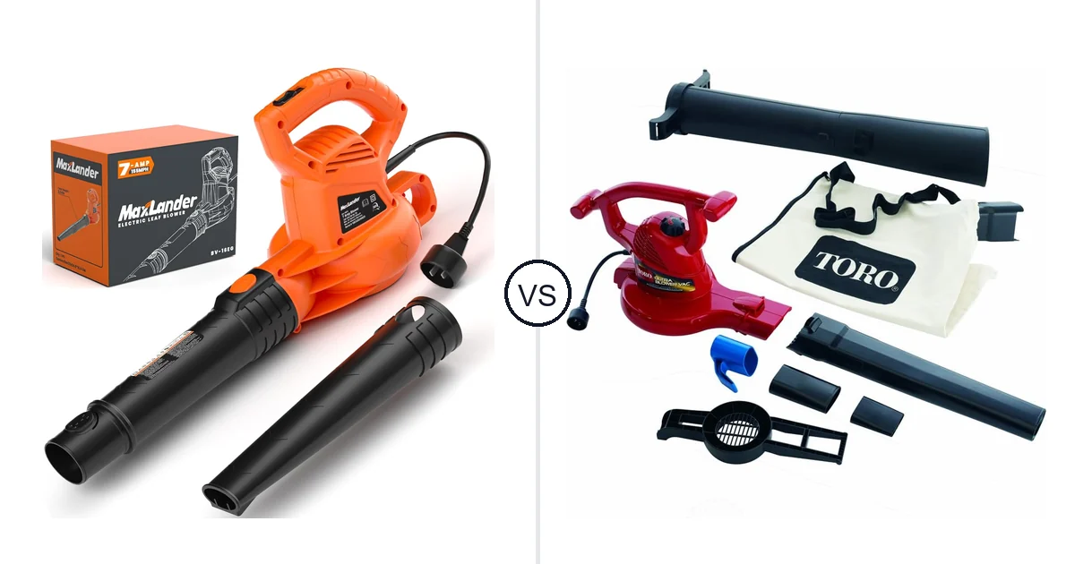 Comparison of MAXLANDER ML-ACLB01 and Toro Handheld