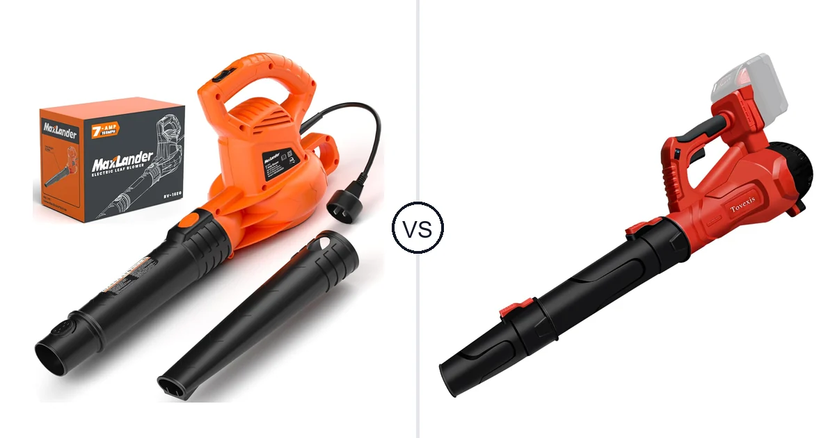 Comparison of MAXLANDER ML-ACLB01 and Tovexis Cordless Leaf Blower