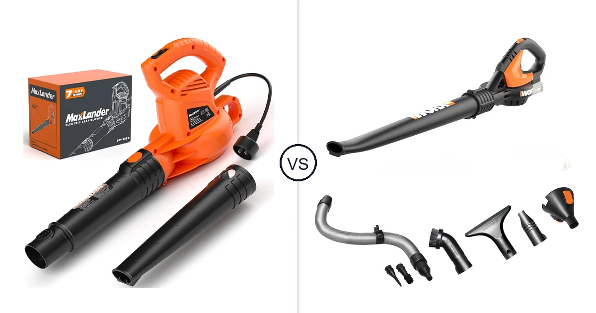 Comparison of MAXLANDER ML-ACLB01 and WORX WG545
