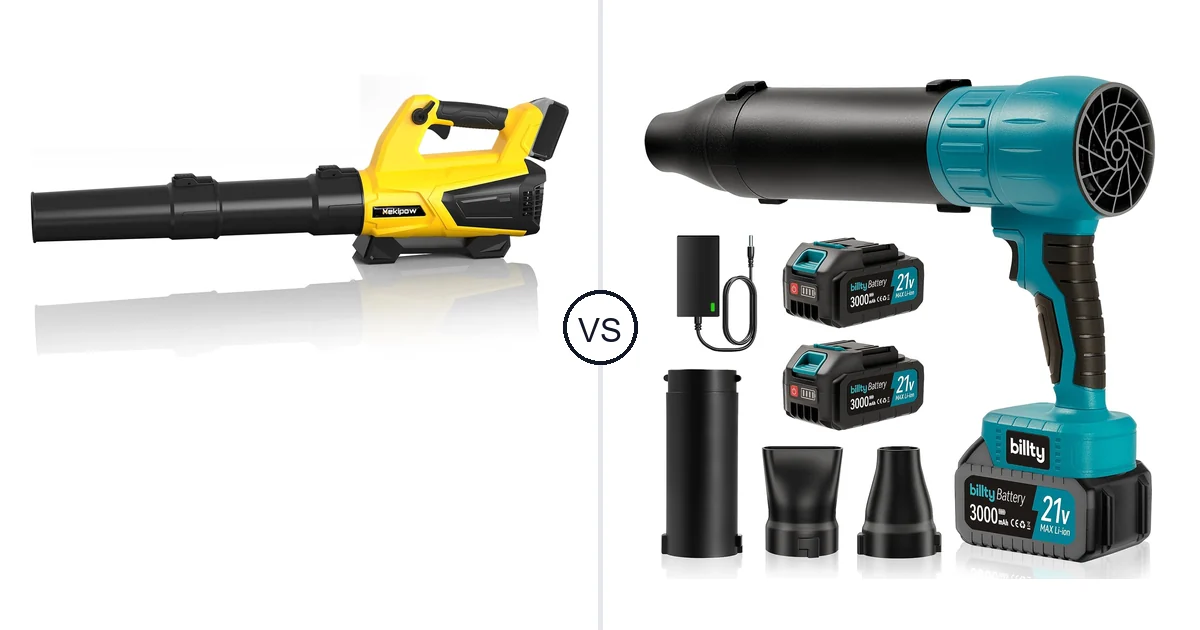 MekiPow XKBFJ-880 vs Billty Cordless Leaf Blower: Best Leaf Blower