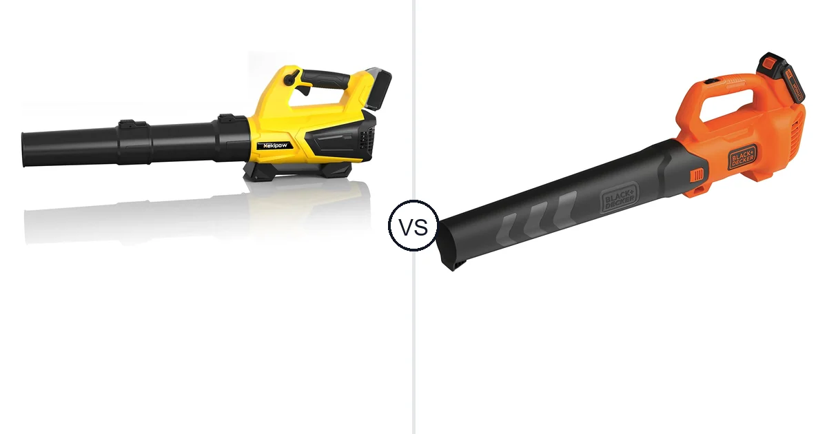 MekiPow XKBFJ-880 vs BLACK+DECKER BCBL700D1: Leaf Blower Comparison