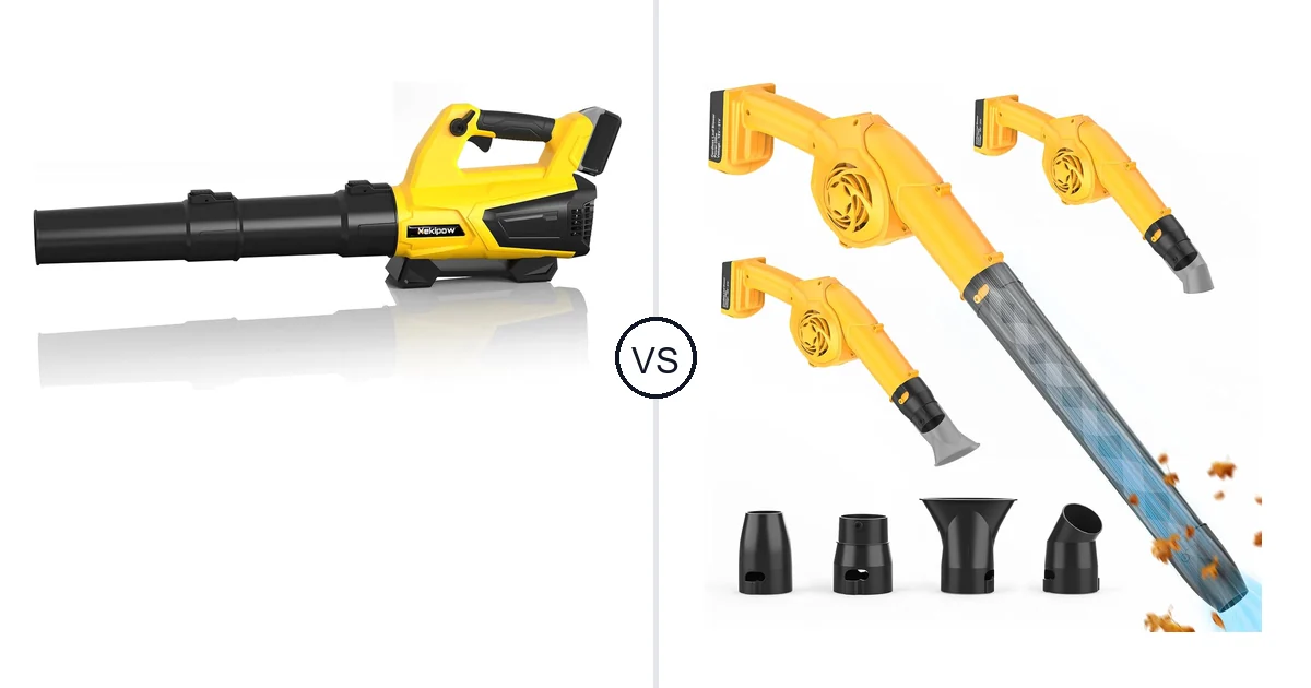 Comparison of MekiPow XKBFJ-880 and denqir Leaf Blower