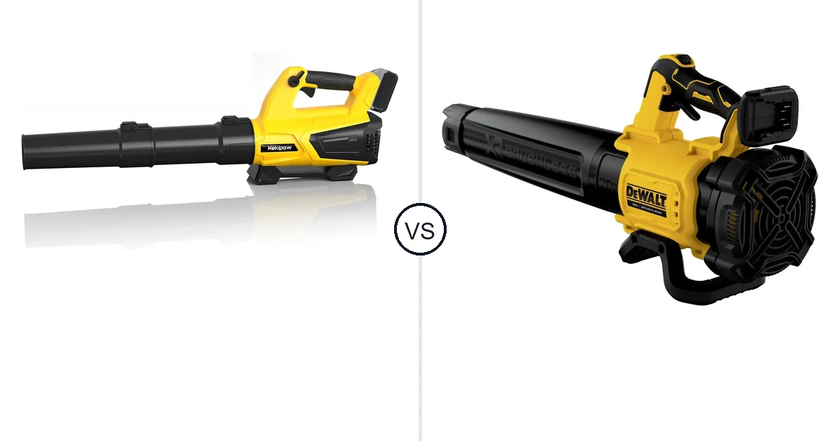MekiPow XKBFJ-880 vs DEWALT DCBL722B: Leaf Blower Comparison