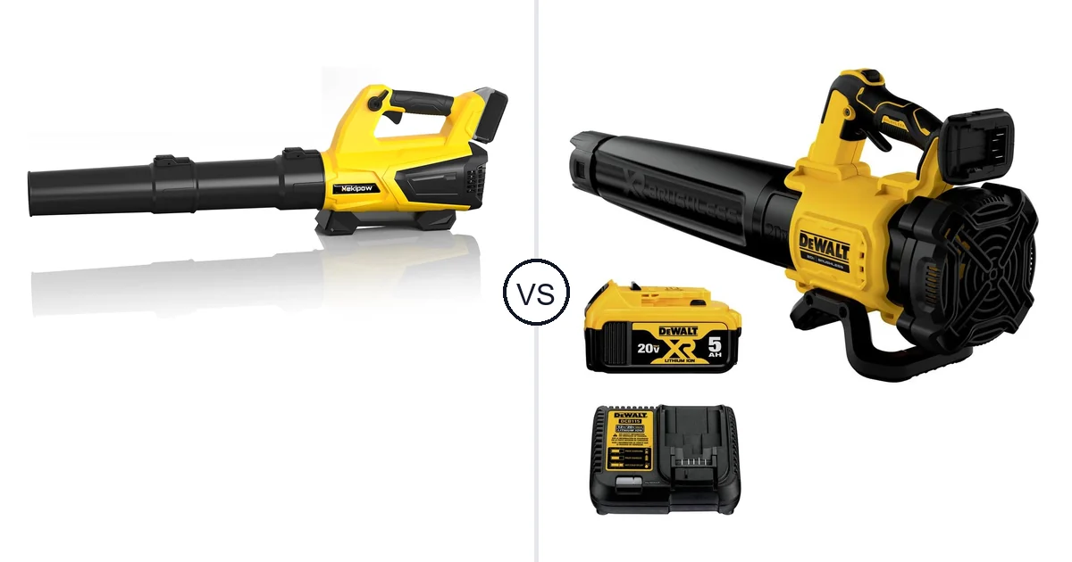 MekiPow XKBFJ-880 vs DEWALT DCBL722P1: Leaf Blower Comparison