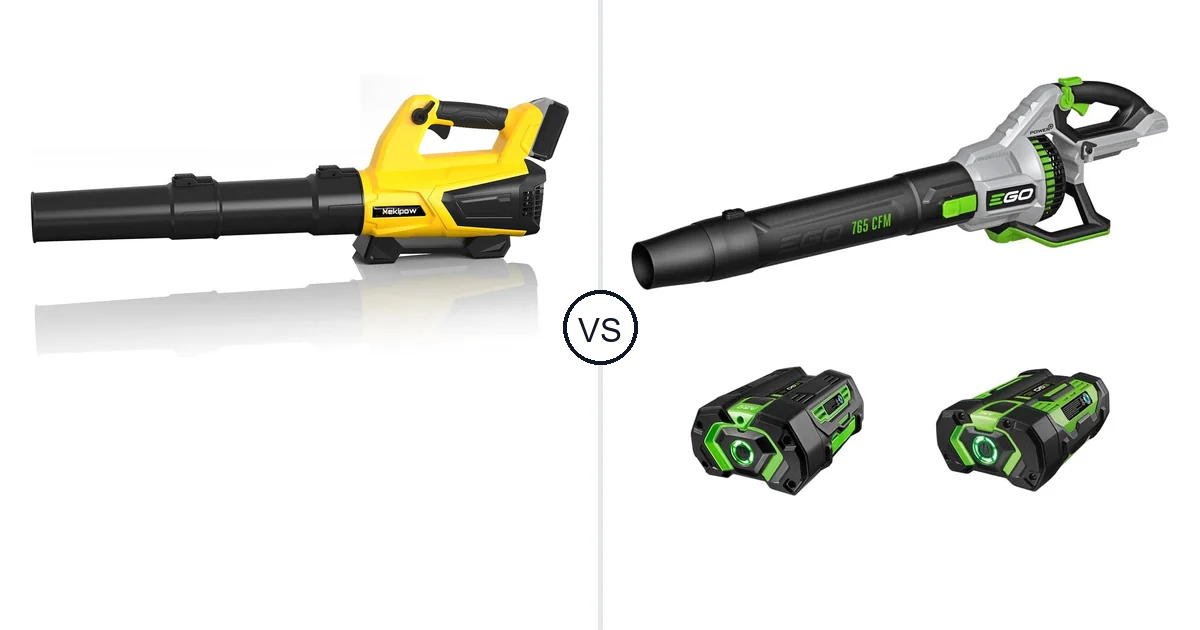 Comparison of MekiPow XKBFJ-880 and EGO Power+ LB7654