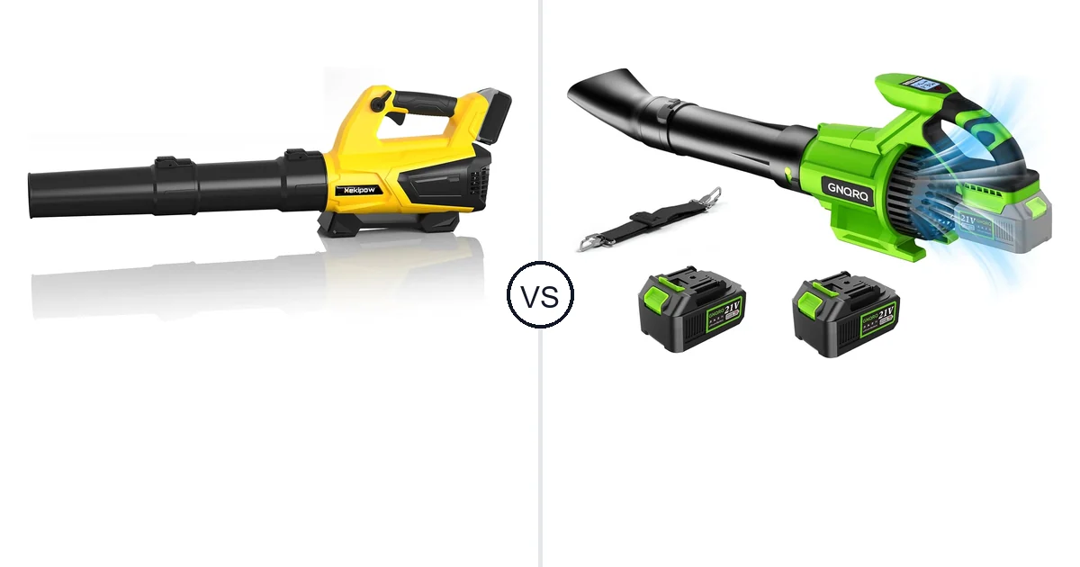 MekiPow XKBFJ-880 vs GNQRQ CLB-001: Best Leaf Blower for You?