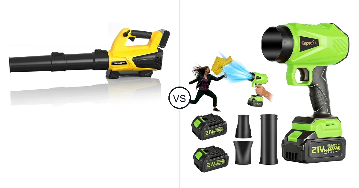 MekiPow XKBFJ-880 vs SUPEAIR 667667: Leaf Blower Comparison