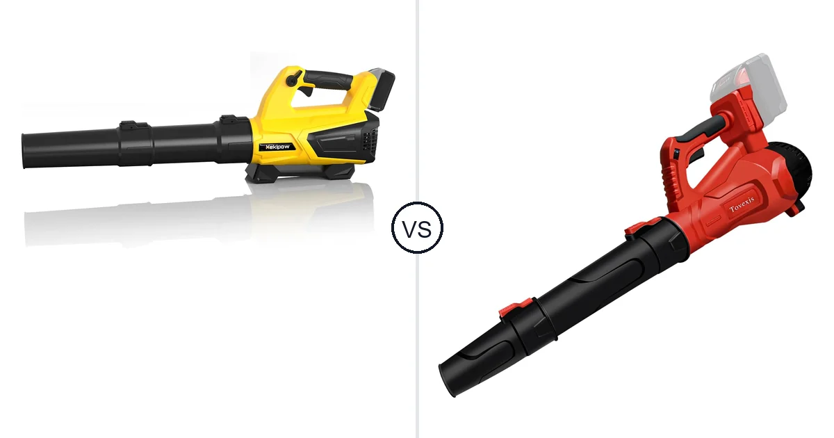 MekiPow XKBFJ-880 vs Tovexis Cordless Leaf Blower: Best Leaf Blower