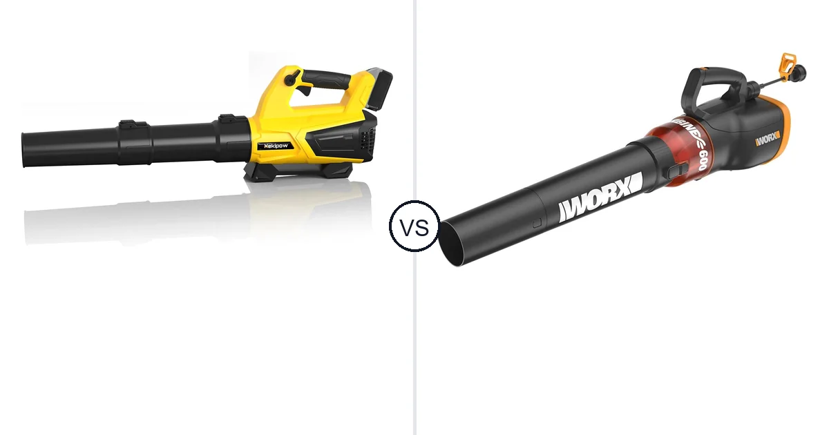 MekiPow XKBFJ-880 vs WORX WG520: Best Leaf Blower for Your Needs
