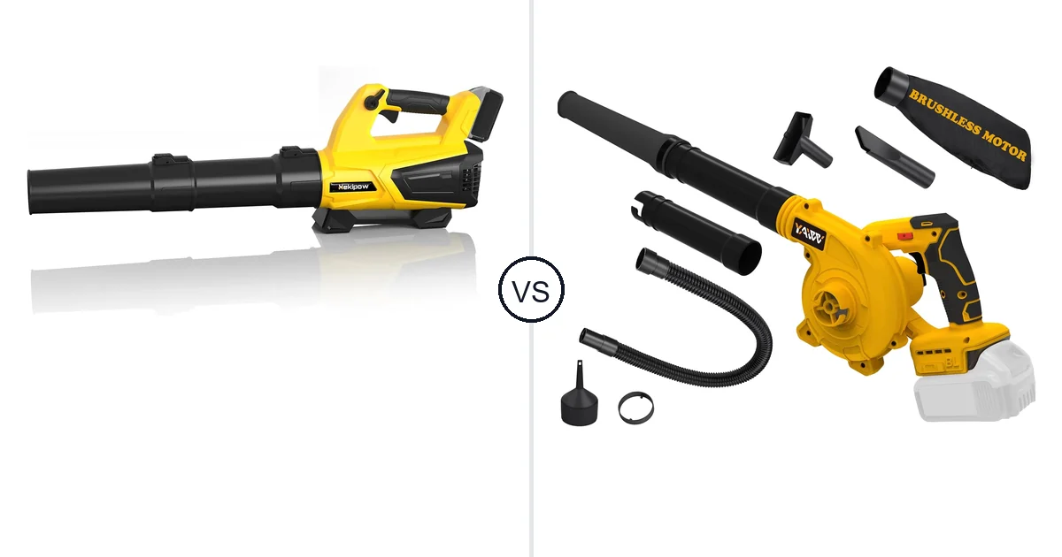 MekiPow XKBFJ-880 vs YAWV Leaf Blower: Best Vacuum for Your Needs