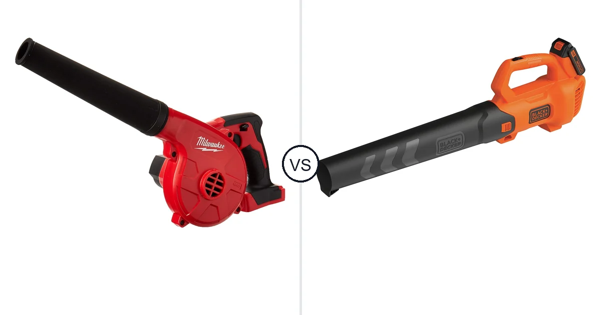 Milwaukee 0884-20 vs BLACK+DECKER BCBL700D1: Leaf Blower Comparison