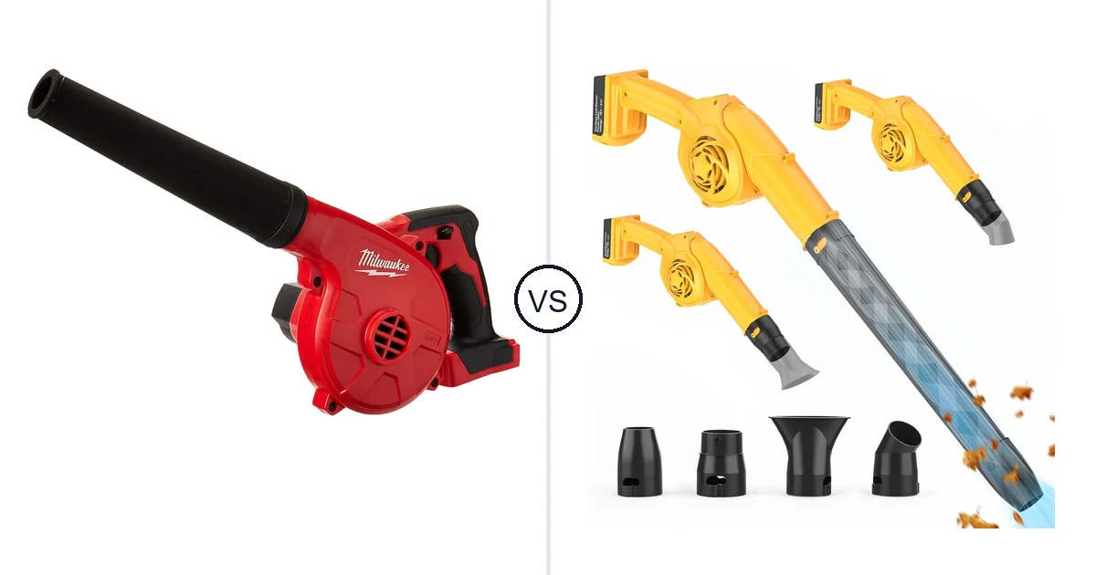 Comparison of Milwaukee 0884-20 and denqir Leaf Blower