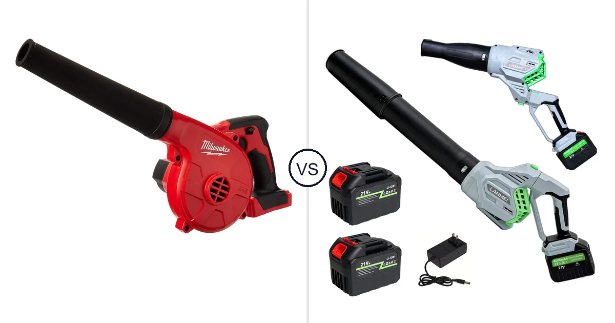 Milwaukee 0884-20 vs LANMEI 146MPH: Leaf Blower Comparison (Key