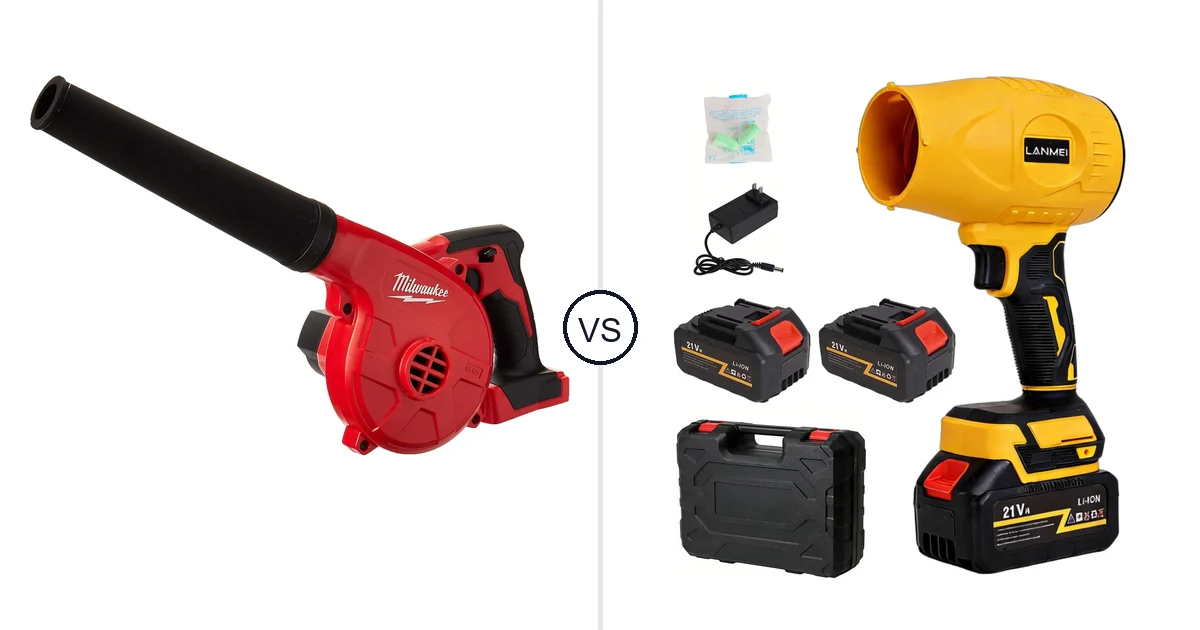 Comparison of Milwaukee 0884-20 and LANMEI 21V