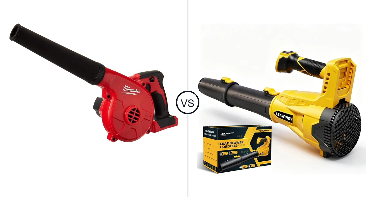 Comparison of Milwaukee 0884-20 and LEAWINDY LEAWINDY005