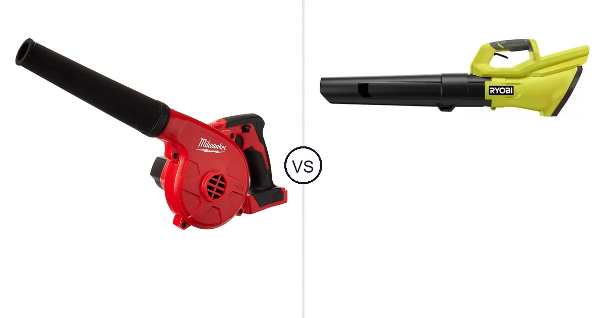 Comparison of Milwaukee 0884-20 and RYOBI RY40LB01B