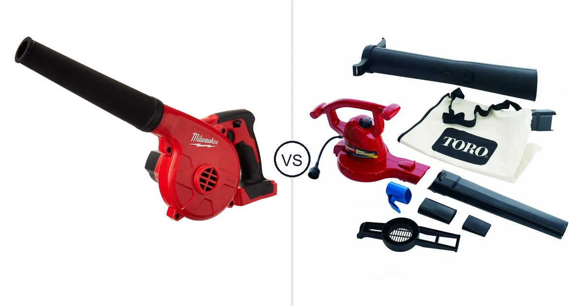 Comparison of Milwaukee 0884-20 and Toro Handheld
