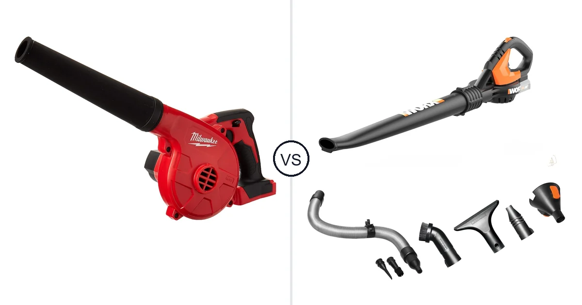 Comparison of Milwaukee 0884-20 and WORX WG545