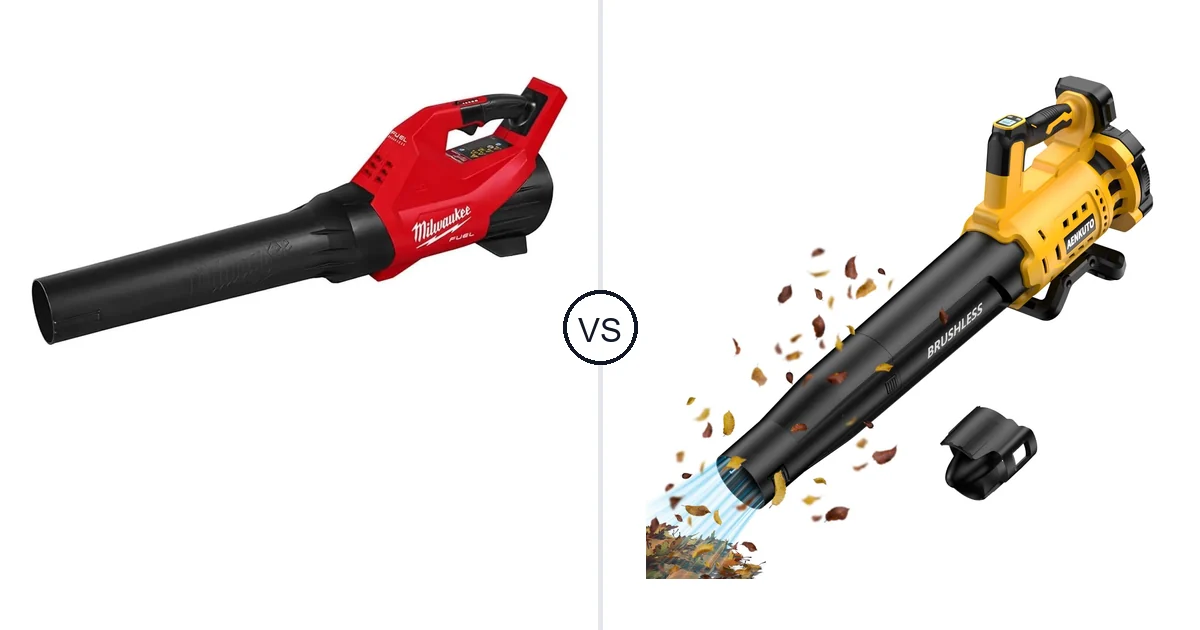 Comparison of Milwaukee 3017-20 and Aenkuto Cordless Leaf Blower for DEWALT 20V