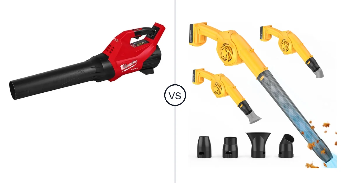 Comparison of Milwaukee 3017-20 and denqir Leaf Blower