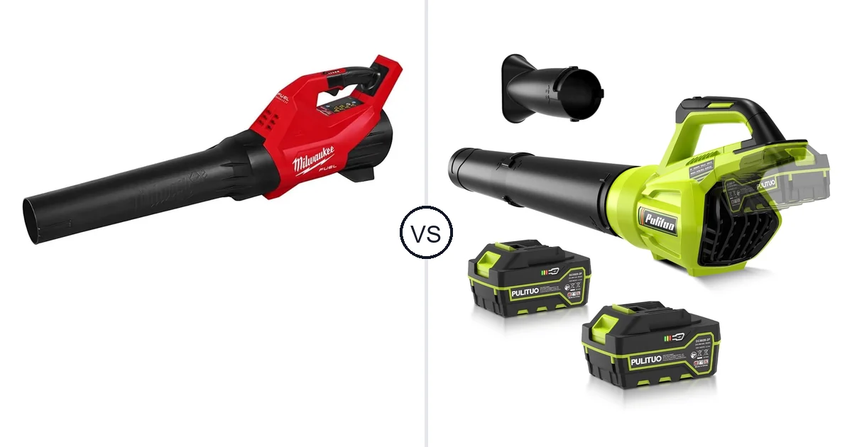 Comparison of Milwaukee 3017-20 and PULITUO Leaf Blower Cordless