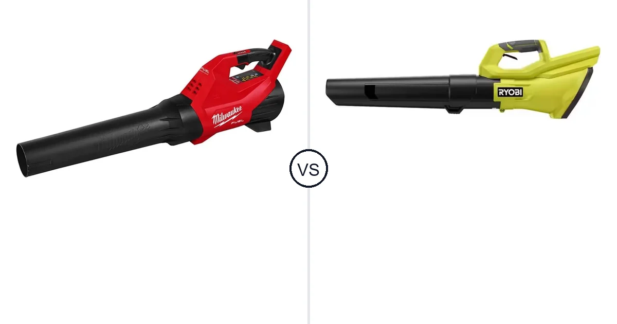 Comparison of Milwaukee 3017-20 and RYOBI RY40LB01B