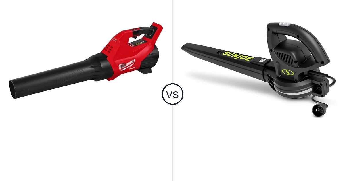 Comparison of Milwaukee 3017-20 and Sun Joe SBJ597E