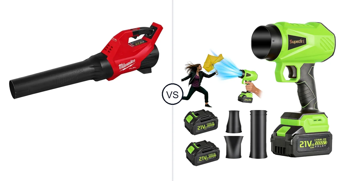 Comparison of Milwaukee 3017-20 and SUPEAIR 667667