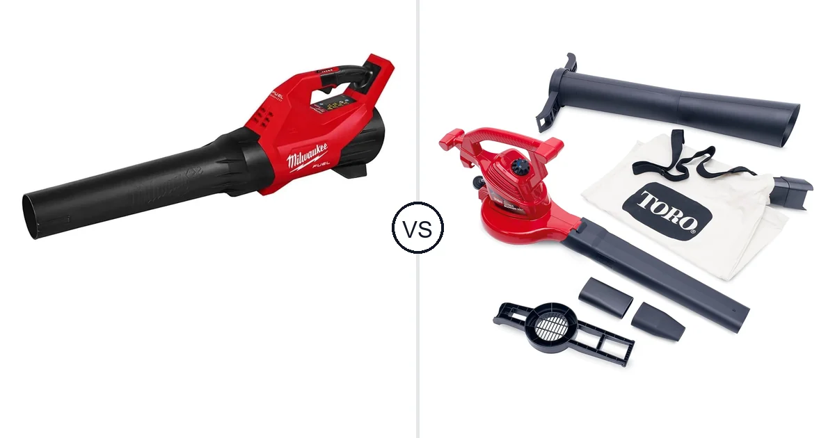 Comparison of Milwaukee 3017-20 and Toro 51619