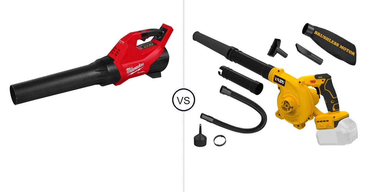 Comparison of Milwaukee 3017-20 and YAWV Leaf Blower