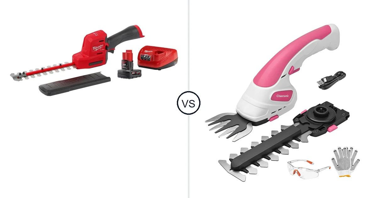 Milwaukee 8 Hedge vs CHEERSONIC Cordless: Which Should You Buy?