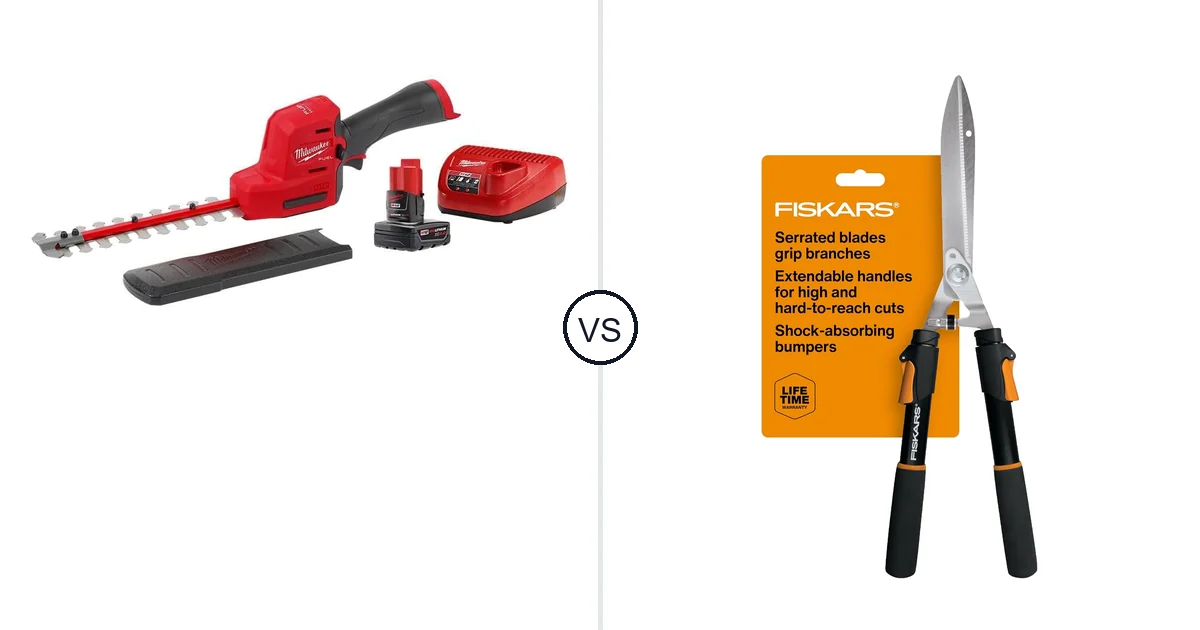 Milwaukee 8 Hedge Trimmer vs Fiskars Extendable: Which Should You Buy?