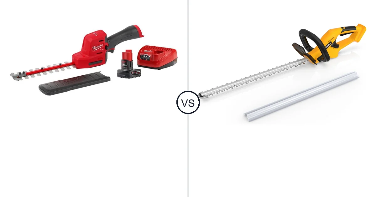 Milwaukee 8 Hedge Trimmer vs HEINPRO Cordless Hedge: Best Hedge