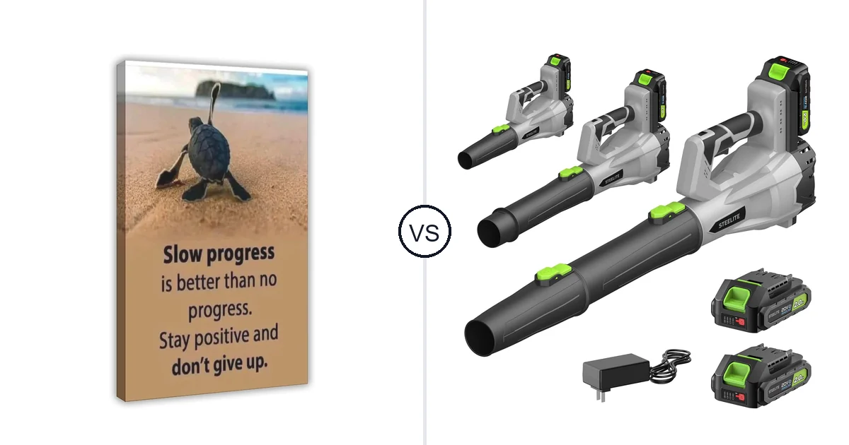 Motivational ‘Slow Progress’ vs Steelite 21V: Which Should You Buy?