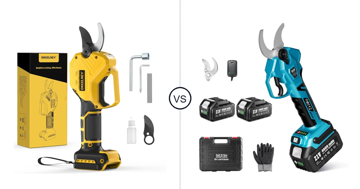 Okeelney for De-Walt vs Seesii 1.6” Electric Pruner: Best Pruning