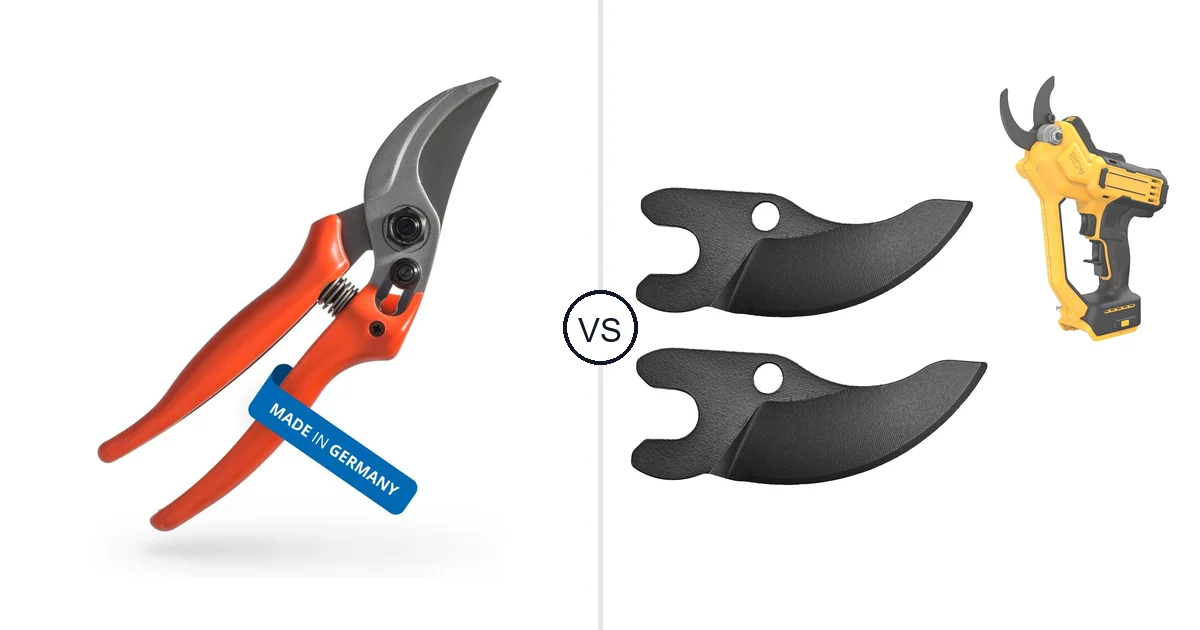 Original LÖWE Classic vs GJYSYP Bypass: Pruning Shears Comparison