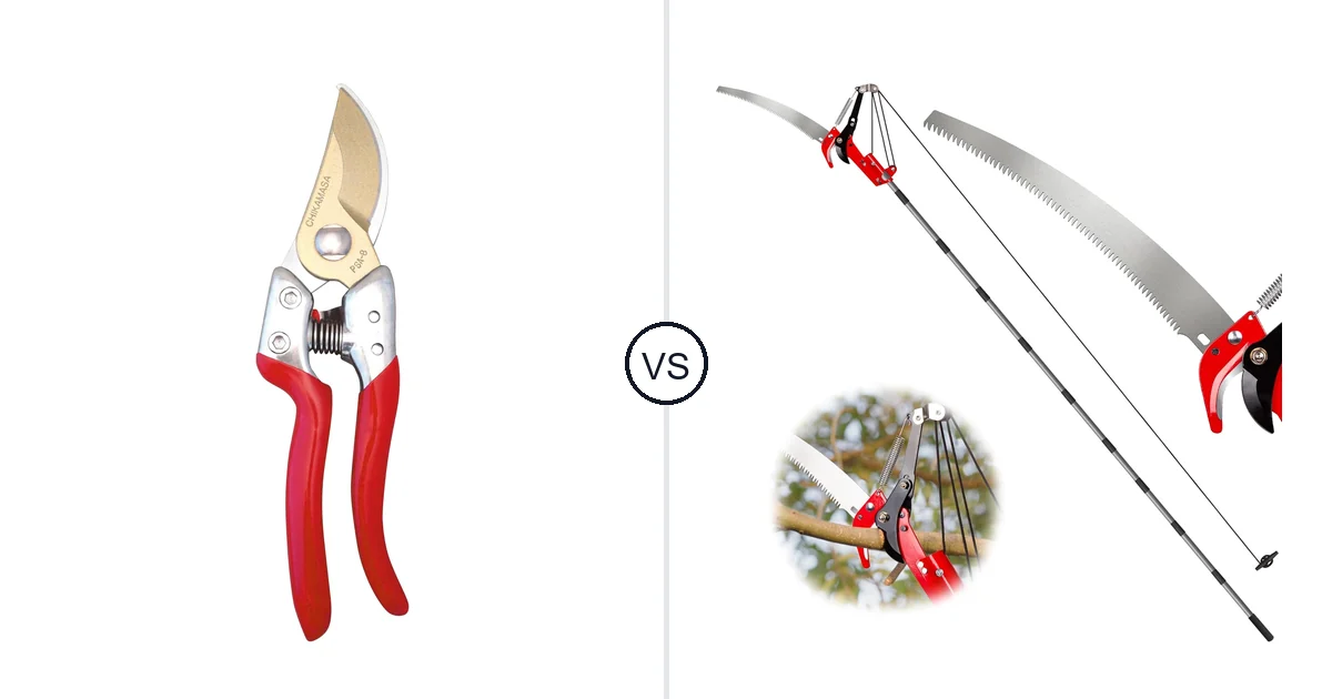 Comparison of 近正 Professional and Suchtale Manual Pole Saw