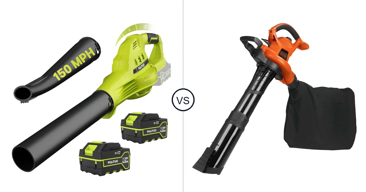 Comparison of PULITUO Updated 4.0 Batteries, Green and BLACK+DECKER BV6000