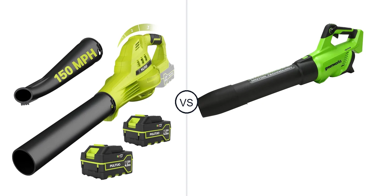 Comparison of PULITUO Updated 4.0 Batteries, Green and Greenworks 40V